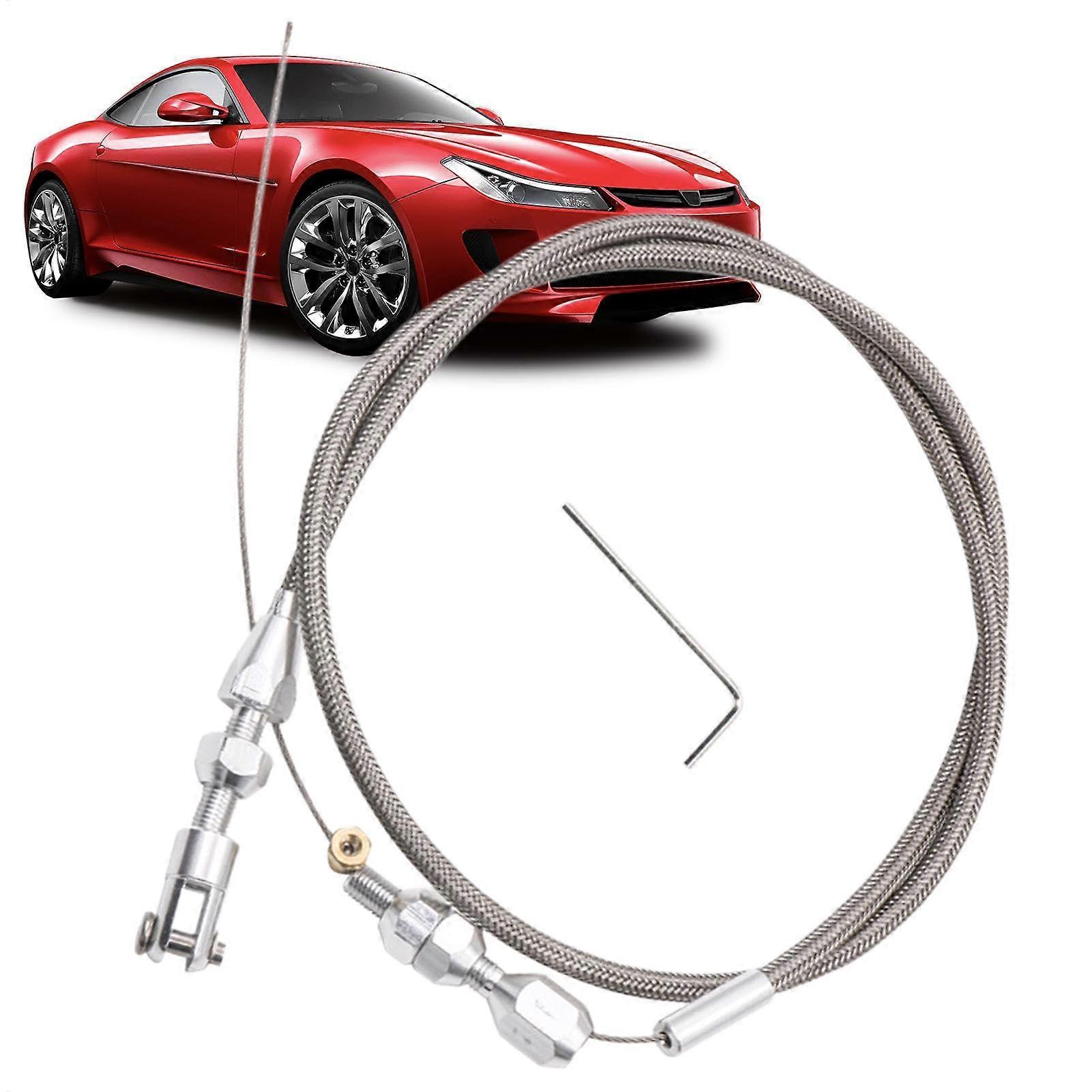 ATV Throttle Cable with Precise Fit Adjustment, Rustproof Aluminum Build for Motorcycles and Karts