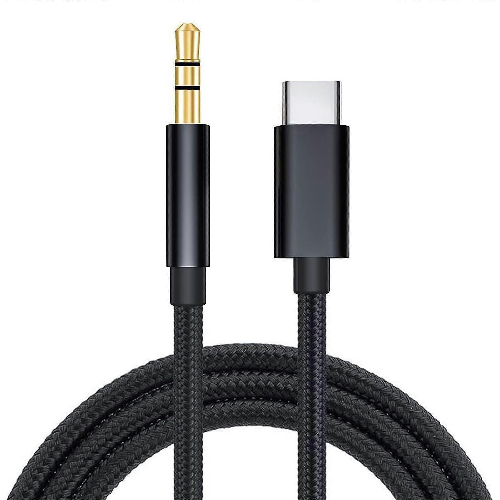 USB C To Aux Cable 1 Metre USB Type C To 3.5mm Jack For Cars And Headphones Galaxy S22/S21/S20 Note20 Pixel OnePlus P40/30/20