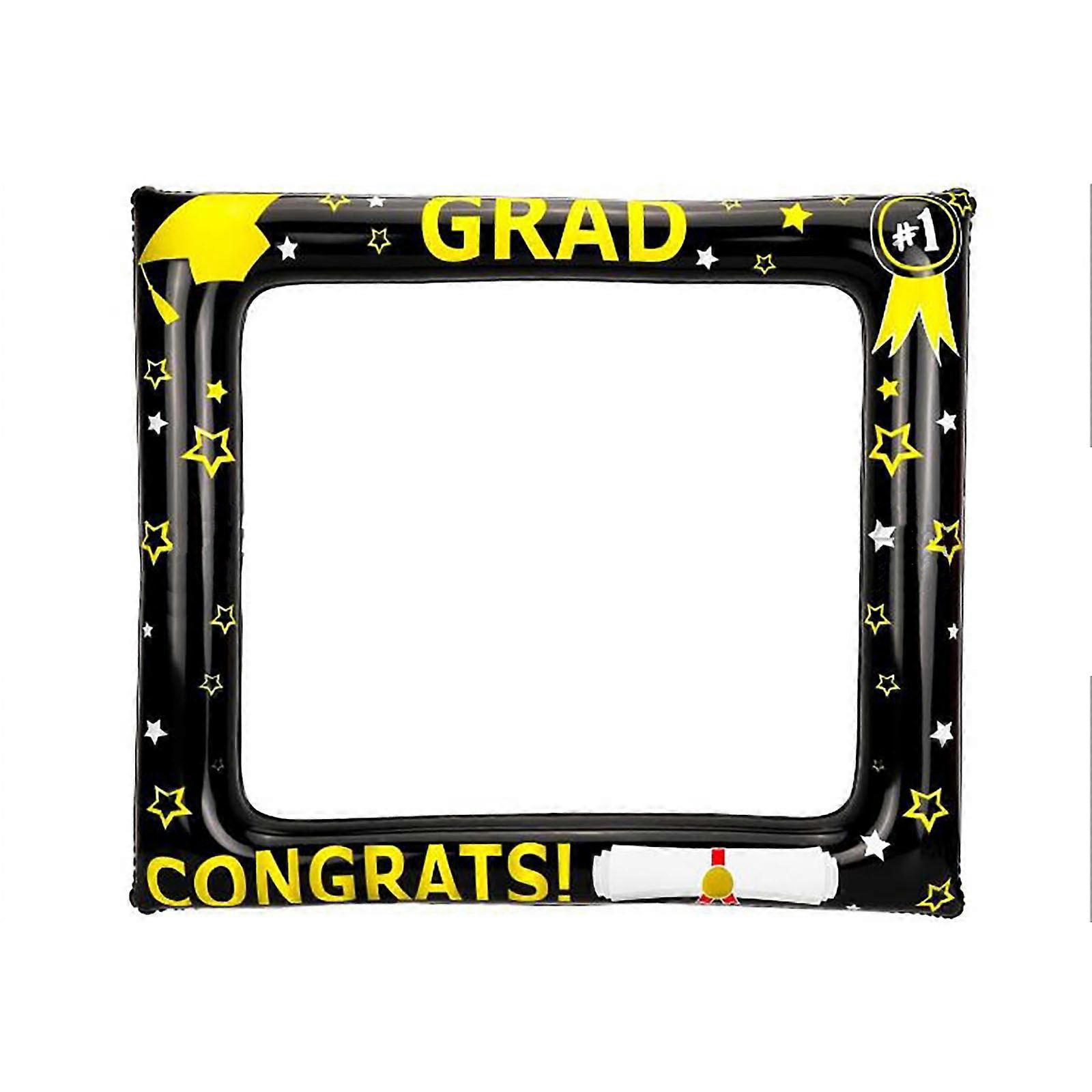 lulshou Graduation Decorations Class of 2023,PVC Inflatable Photo Frame Photo Frame Party Graduation Party Photo Frame