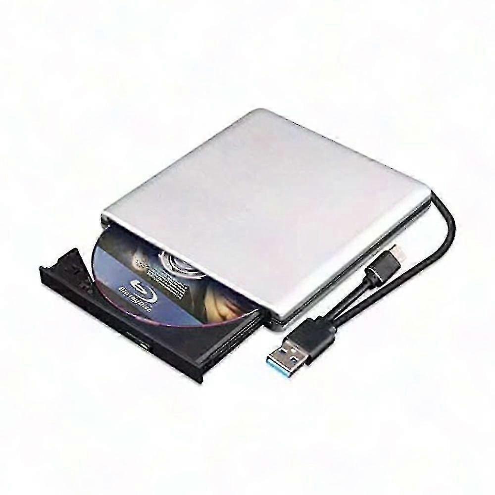 Usb 2.0 Slim External Blu-ray Dvd Drive For Mac Windows, 3d Blu-ray Cd Dvd Reader