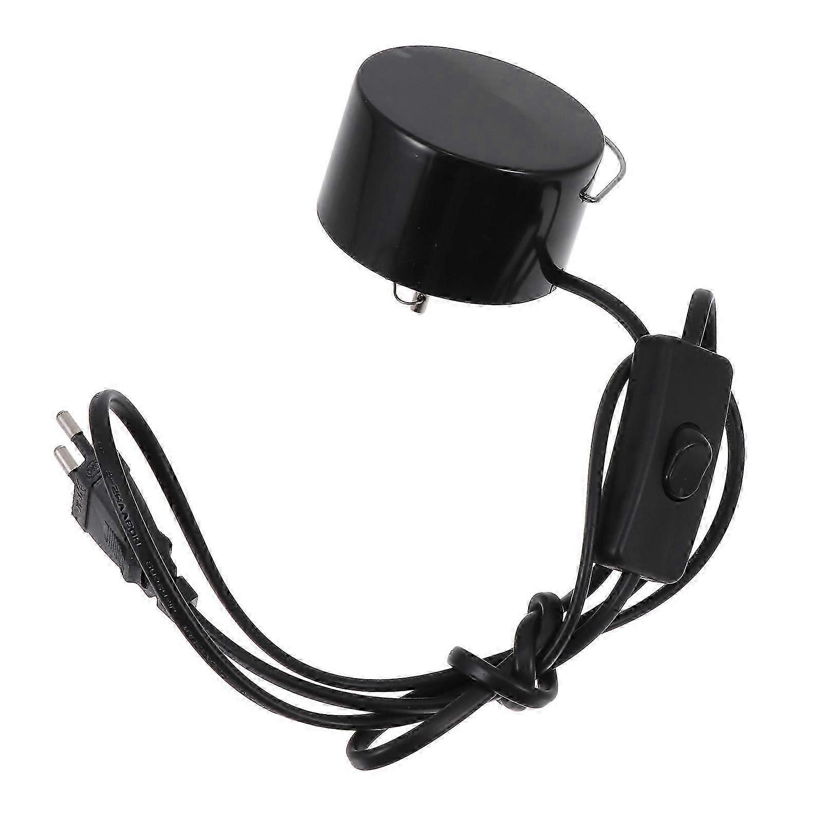 Black Wind Motor For Wind Spinner Plastic Material 2.72.71.6in 1Set