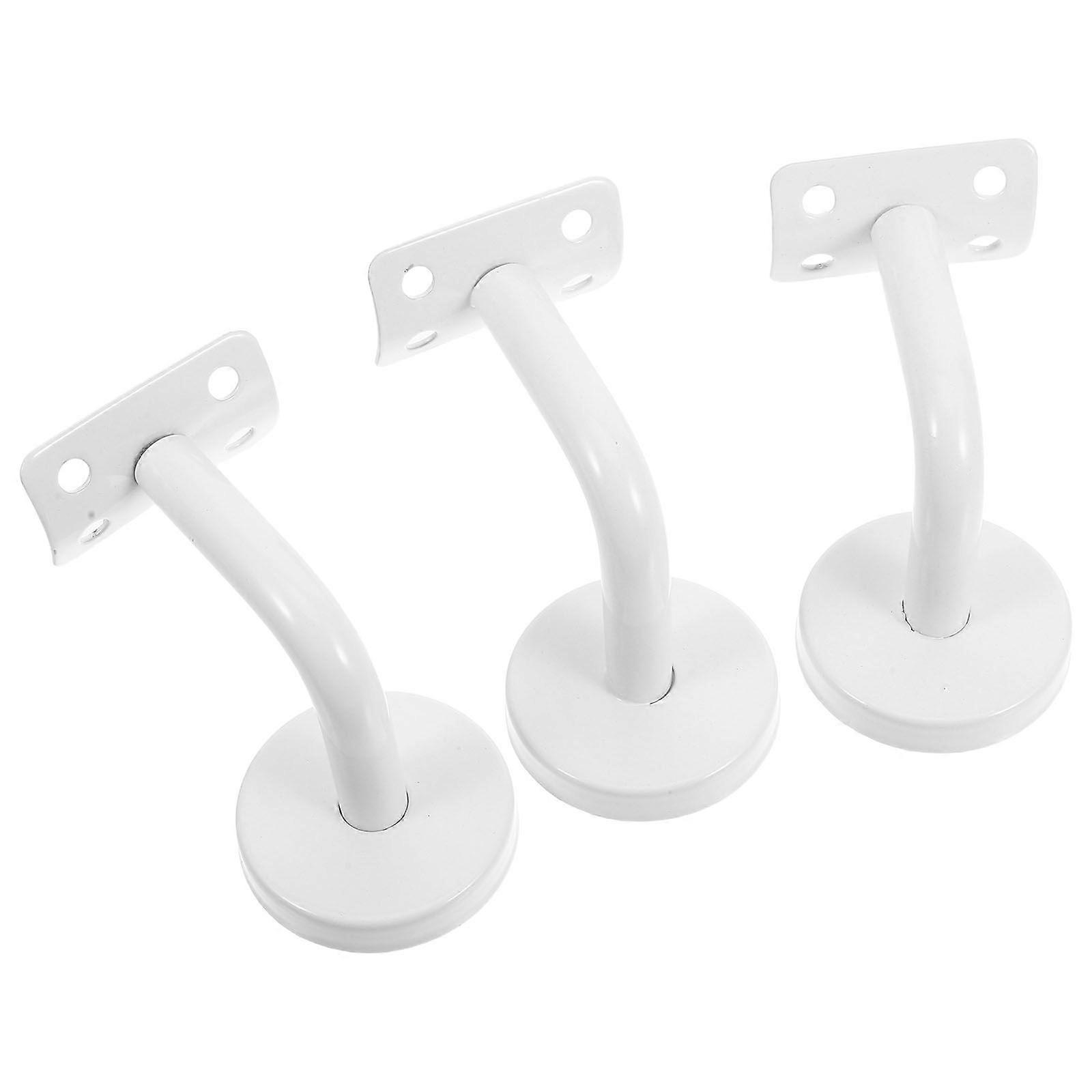 3Pcs Professional Solid Stainless Steel Handrail Wall Mounted Brackets Supports
