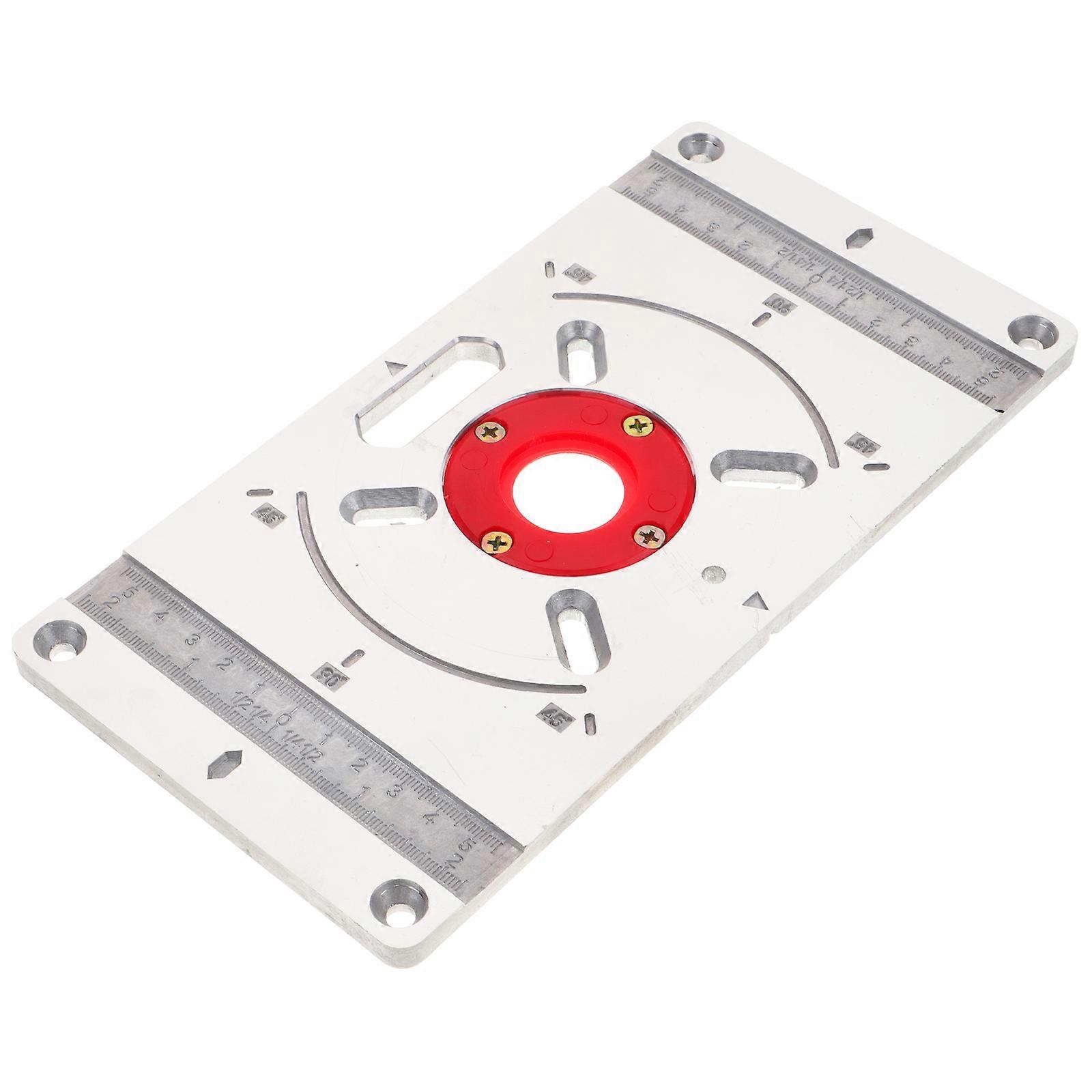 Woodworking Router Table Insert Plate for Carpenter Work Tools Use