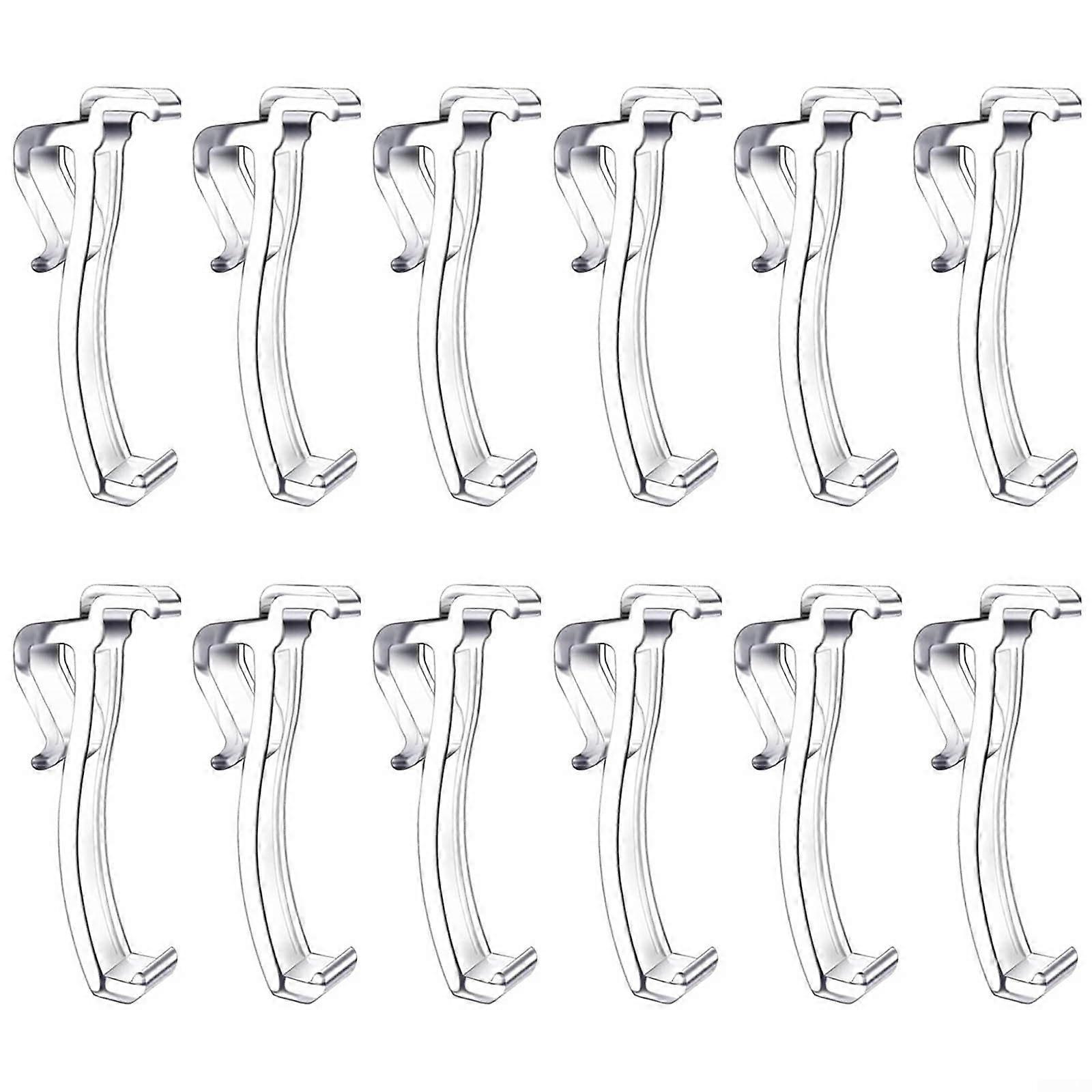Blind Clips Clear Plastic Valance Clips 12 Pack for Horizontal Blinds Quick Replacement