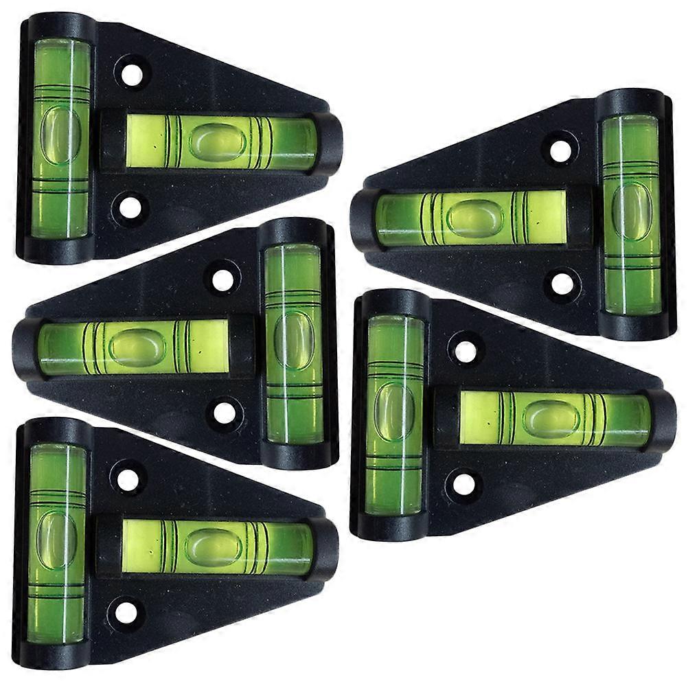 Spirit Level Mini Triangle Bubble Level Tool for Measuring 5Pcs