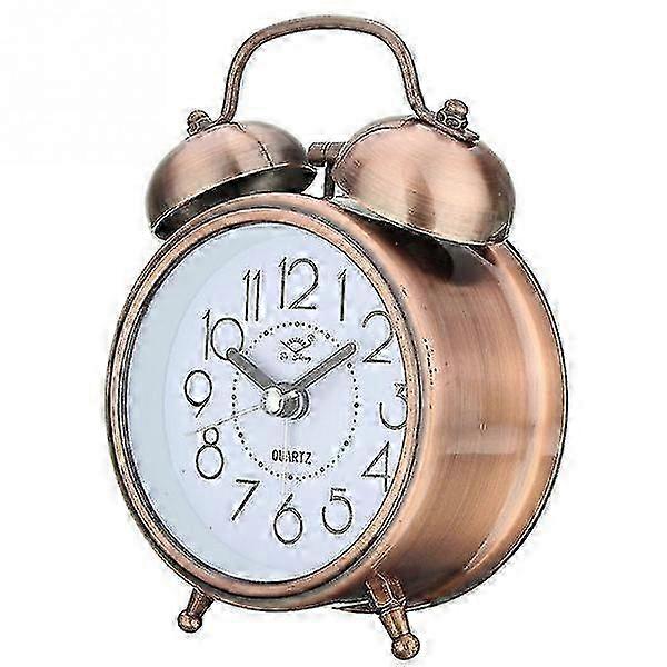 Retro Silent Round Alarm Clock 26s