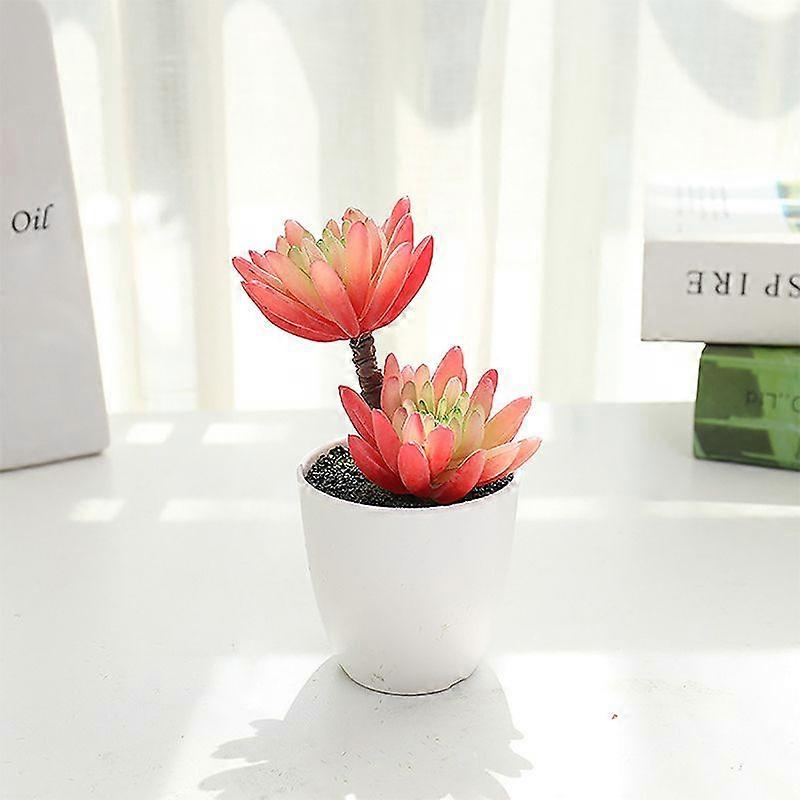 Simulation Plant Artificial Flower Succulent Potted Creative Desktop Decoration