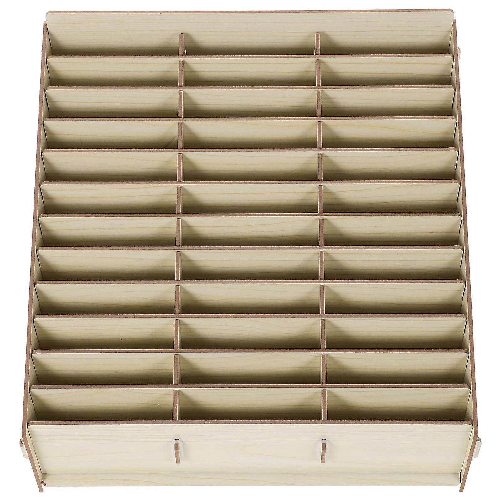 Phone Organizer Station Desk Accessories Beige Rectangular Space-saving 1Pcs