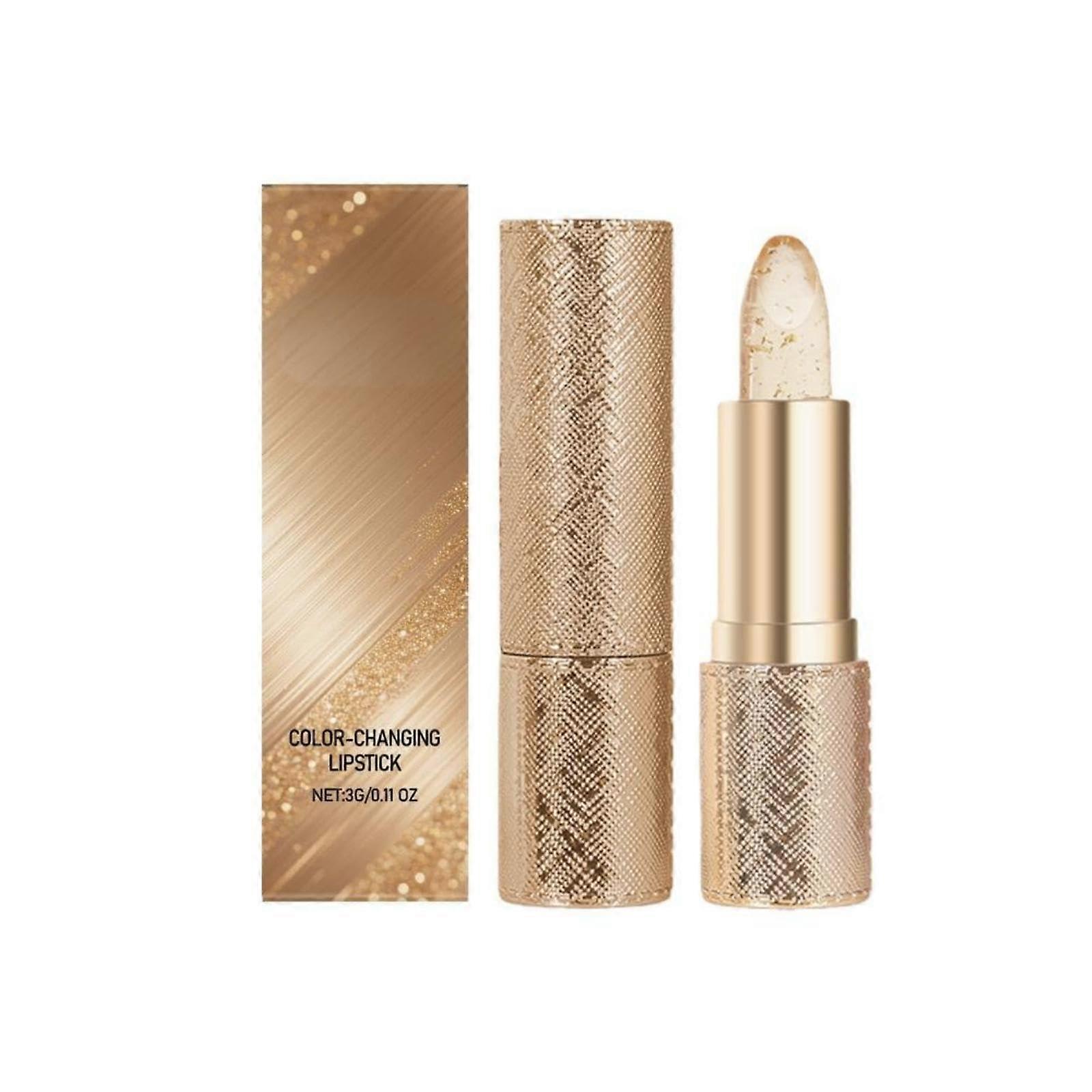 Color Changing Lipstick Set with Vitamin E Hydration, Long Lasting Shine, Moisturizing Lip Gloss (3)