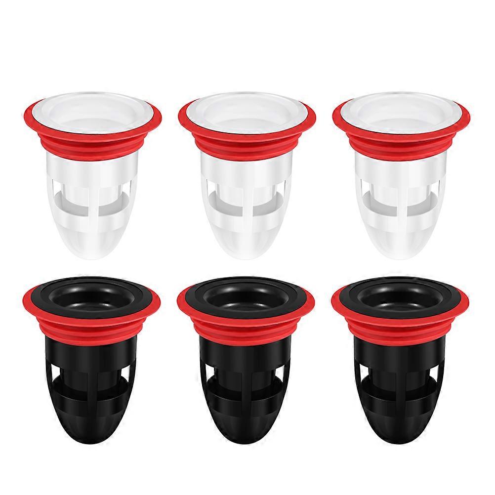 Floor Drain Core for Odor Prevention with 6Pcs Silicone Drain Backflow Preventer