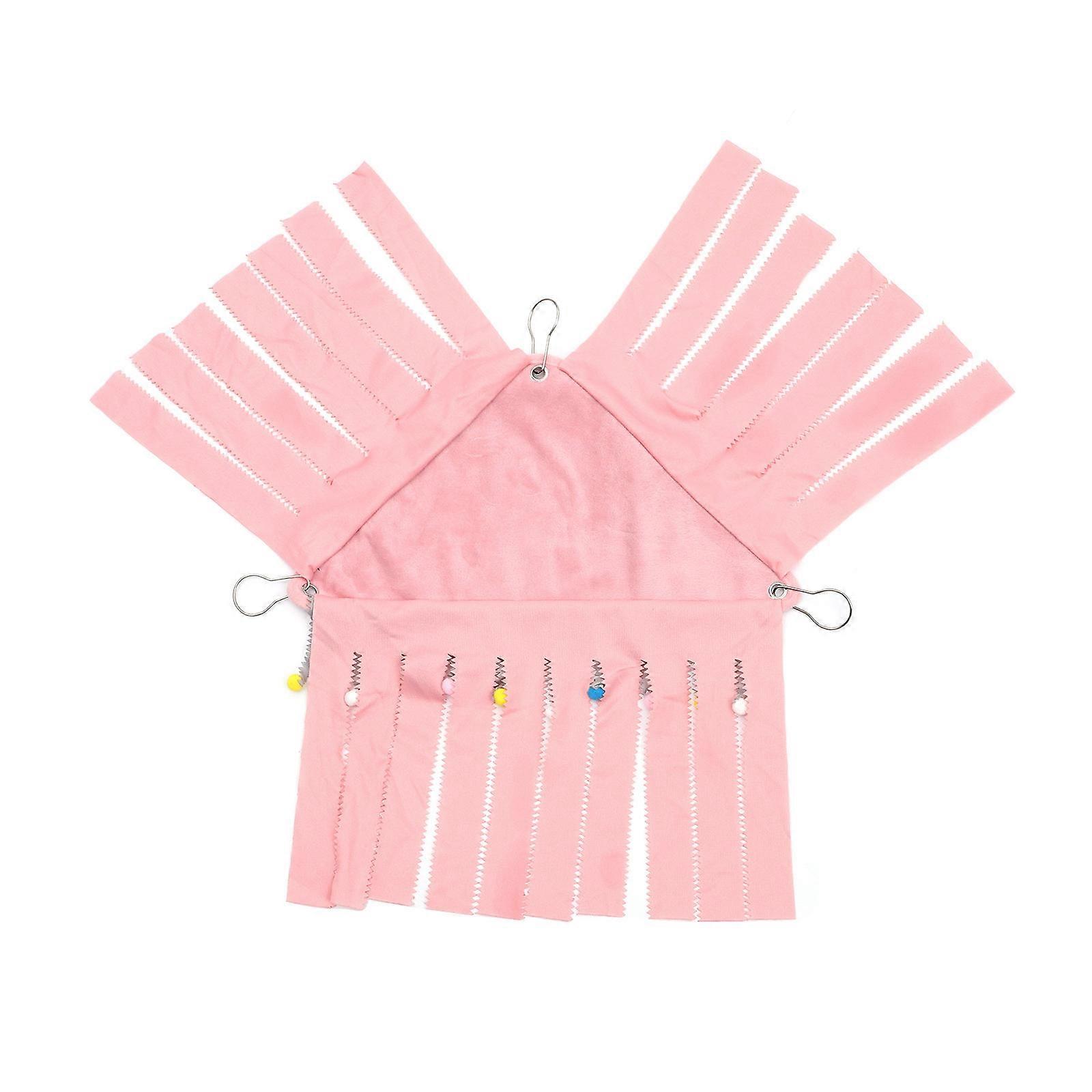 Hamster Hammock Hideout House for Small Pets with 3Pcs Pink Nest