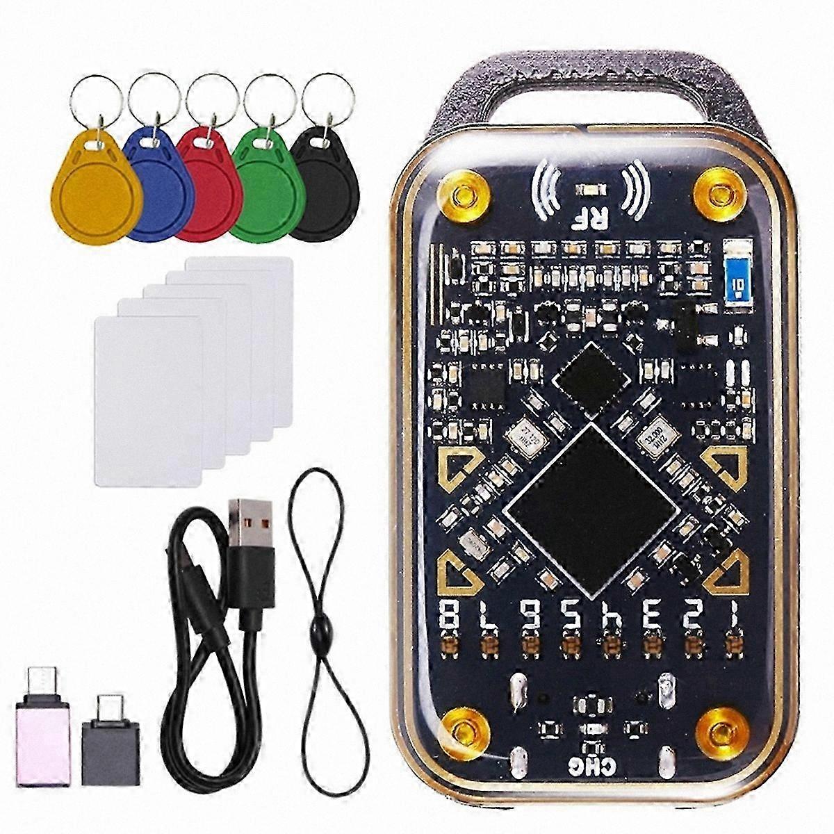 RFID Smart Chip Reader with NFC Duplicator and ID IC Card Decoder + 5XCUID K Emulator