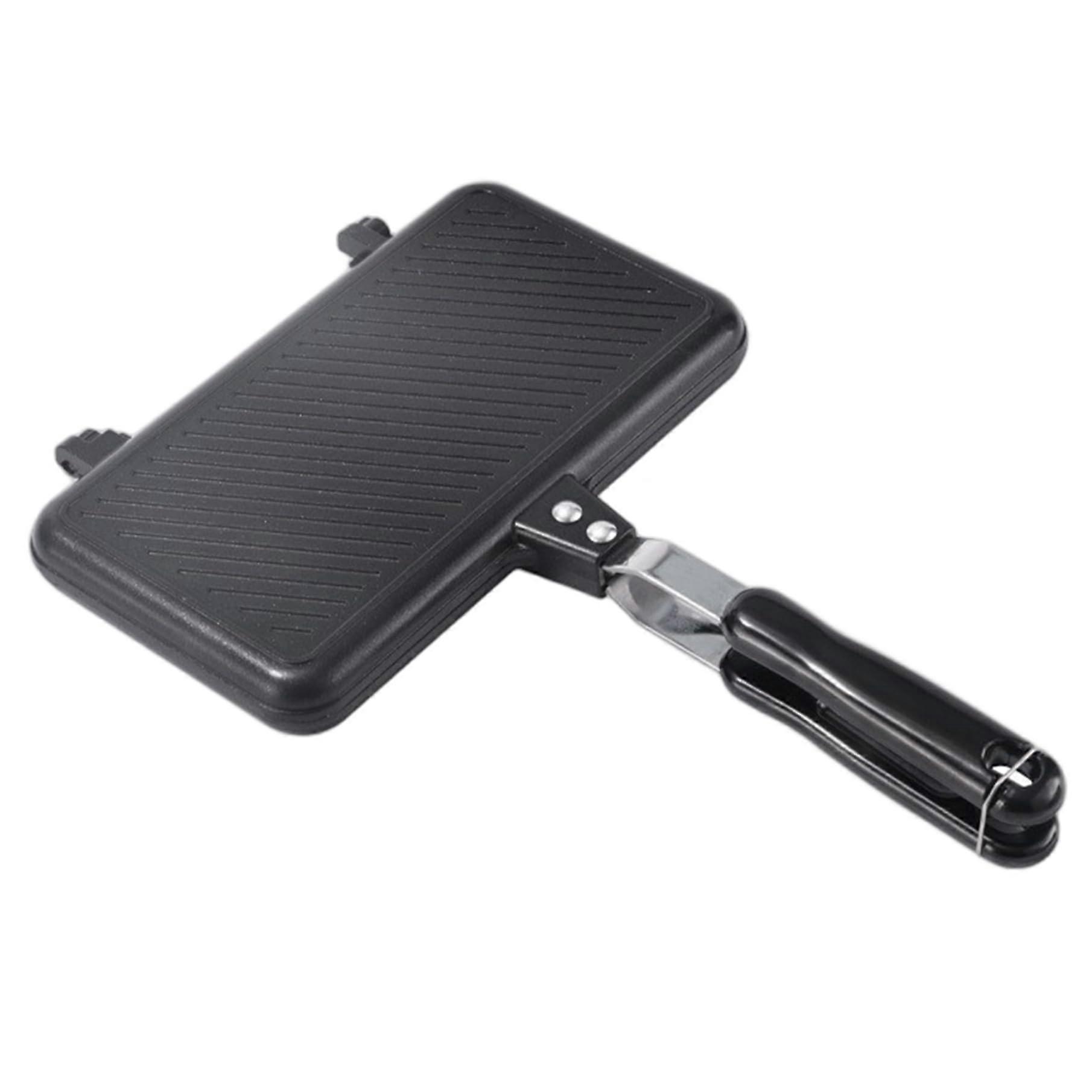 Sandwich Maker Sandwich Press with Nonstick Removable Plates and Secure Locking Handle for Home