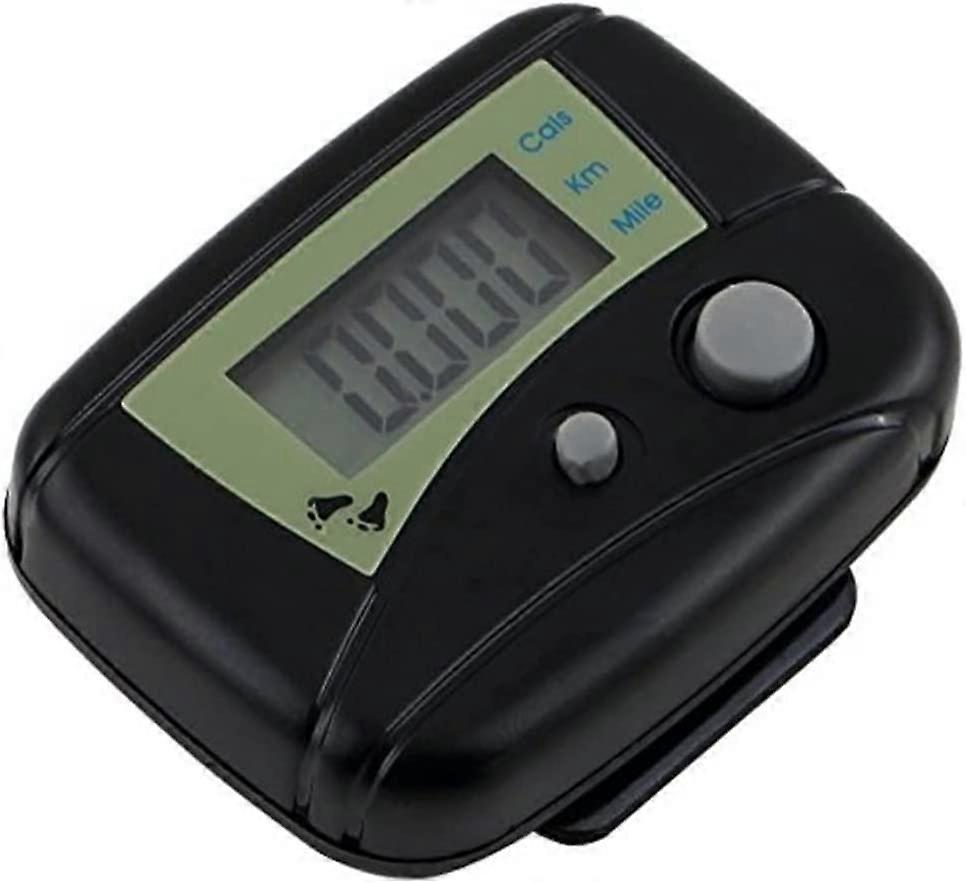 Pedometer Step Counter with Large Digital Display ClipOn Accurate Tracker for Walking Running Hiking
