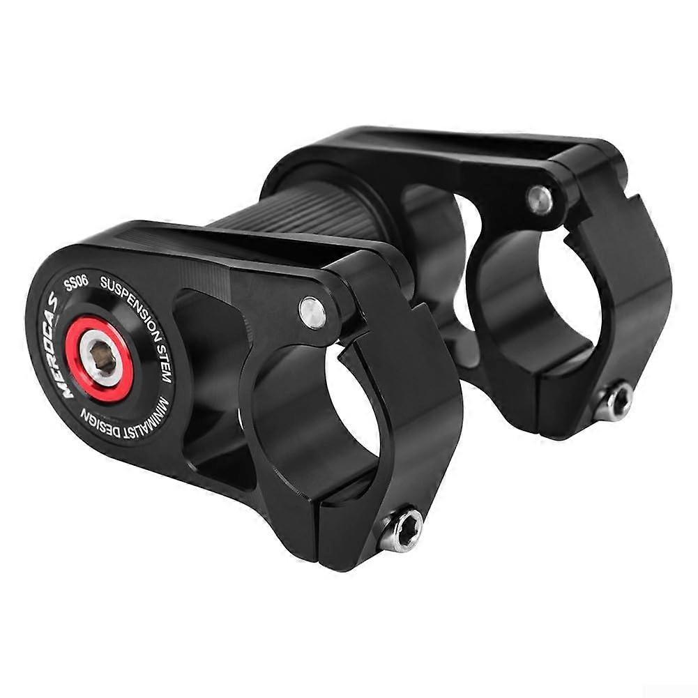Bicycle Suspension Stem 25.4mm Adjustable Shock Absorbing Handlebar with Anodized Finish