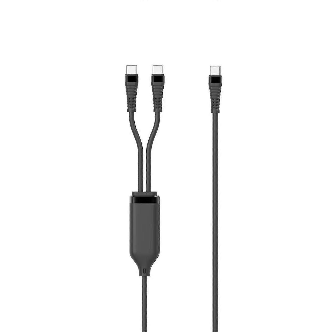 USB-C×2 splitterkabel, 1,55
