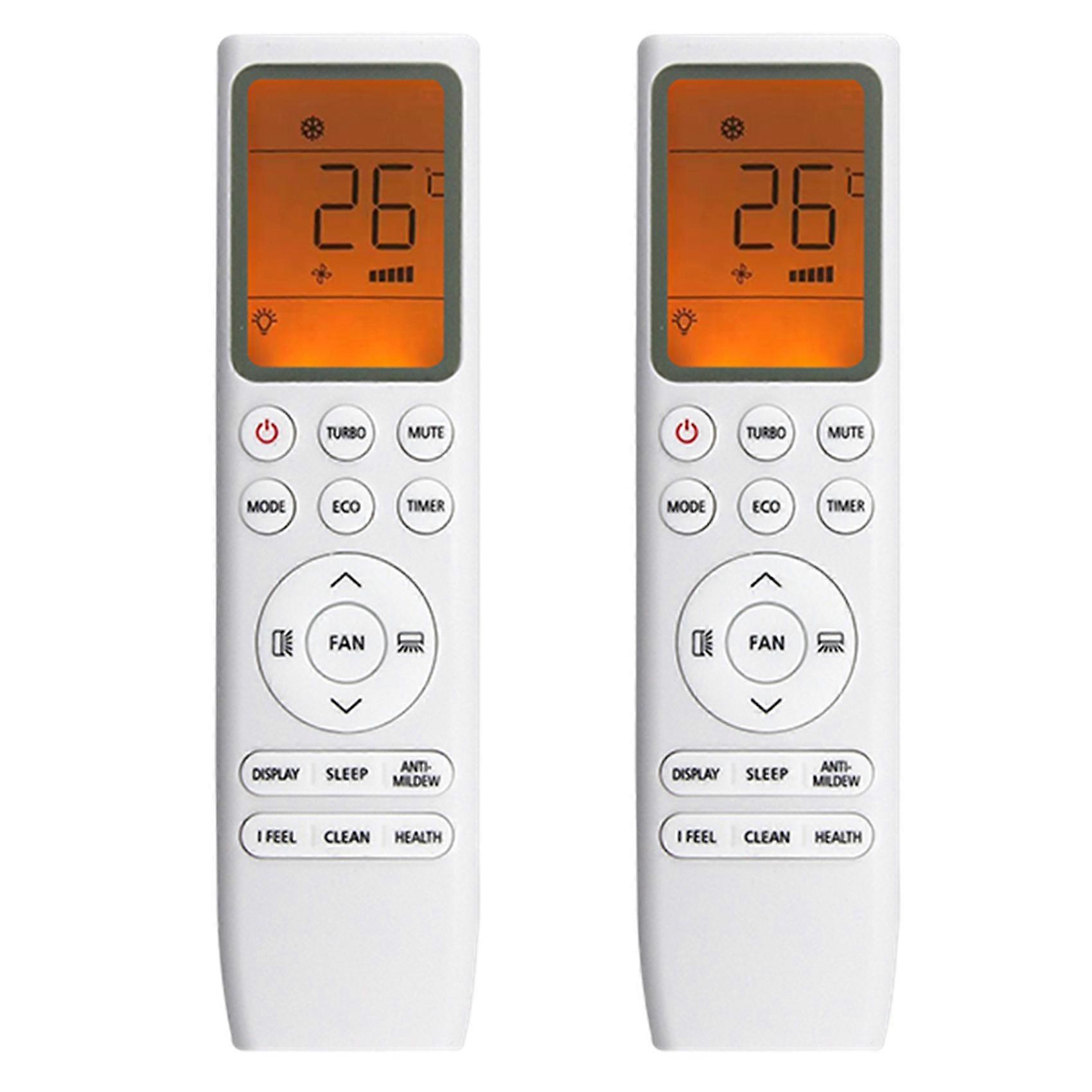 2X Replace Air Conditioner Remote Control for POYAL OFAAH Air Conditioner Remote Control