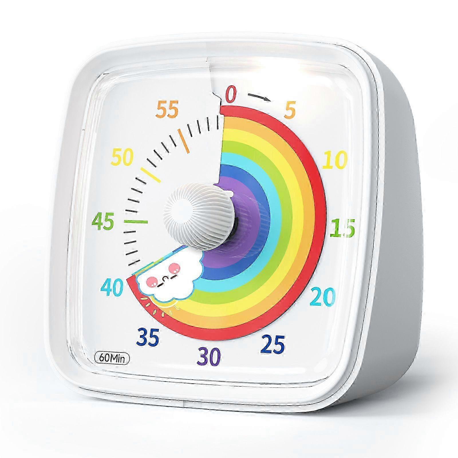 60-Minute Visual Timer with Night Light, Countdown Timer,Pomodoro Timer with