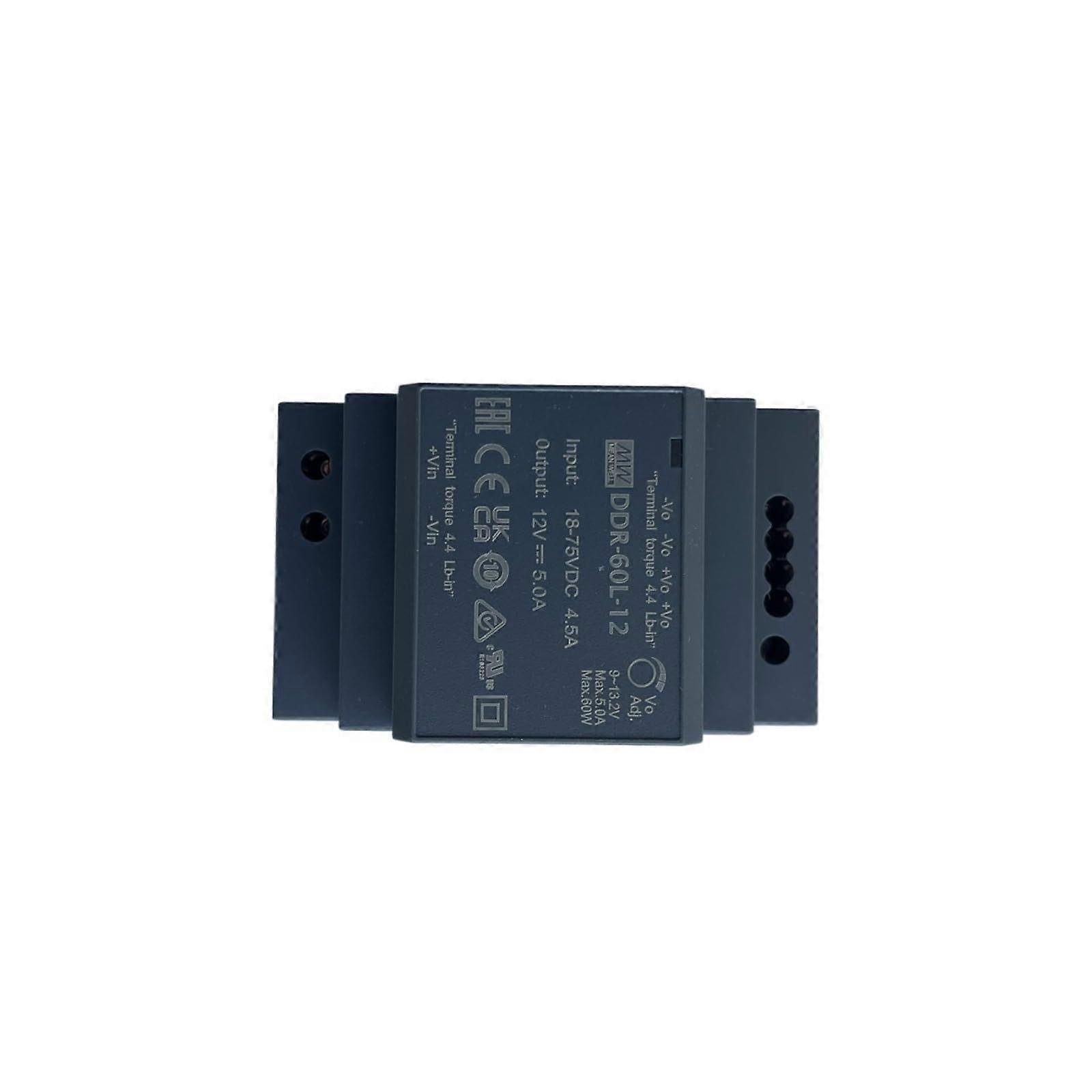 DCDC Converter 12V 5A 60W Rail Mount Power Supply with Stable Output and  Efficiency