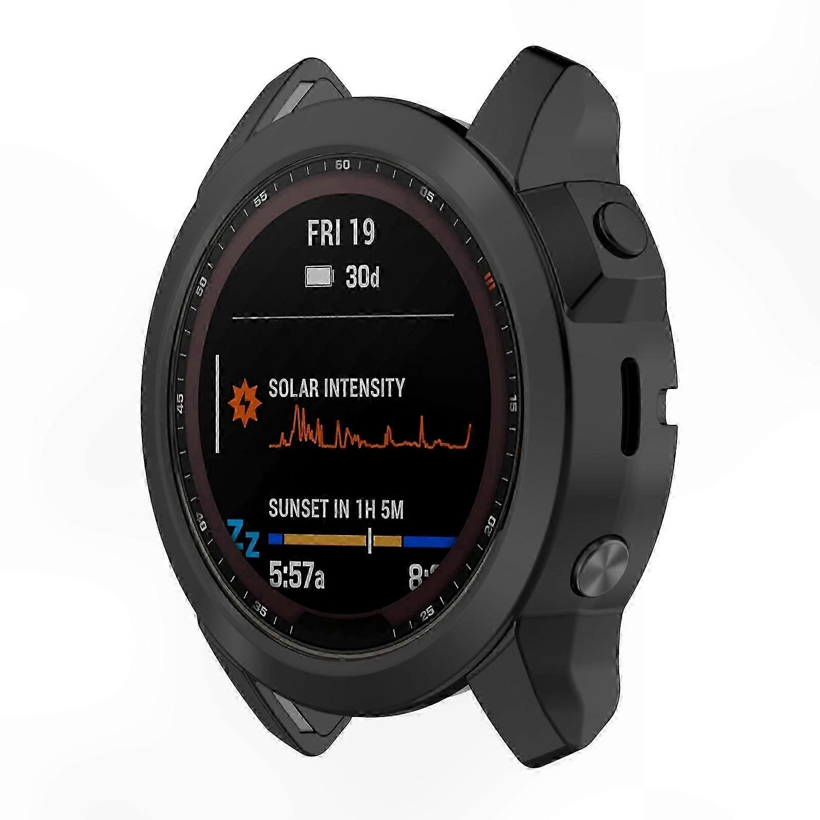 TPU Watch Case with Half-Cover Electroplated Design