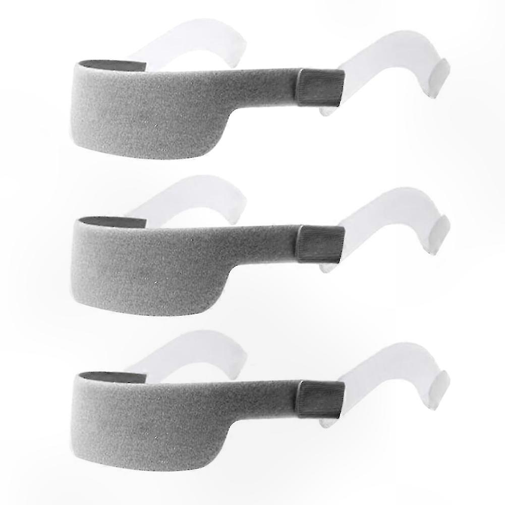 3-Pack Adjustable Soft Headgear with Arm, Replacement Head Strap for Comfort Fit
