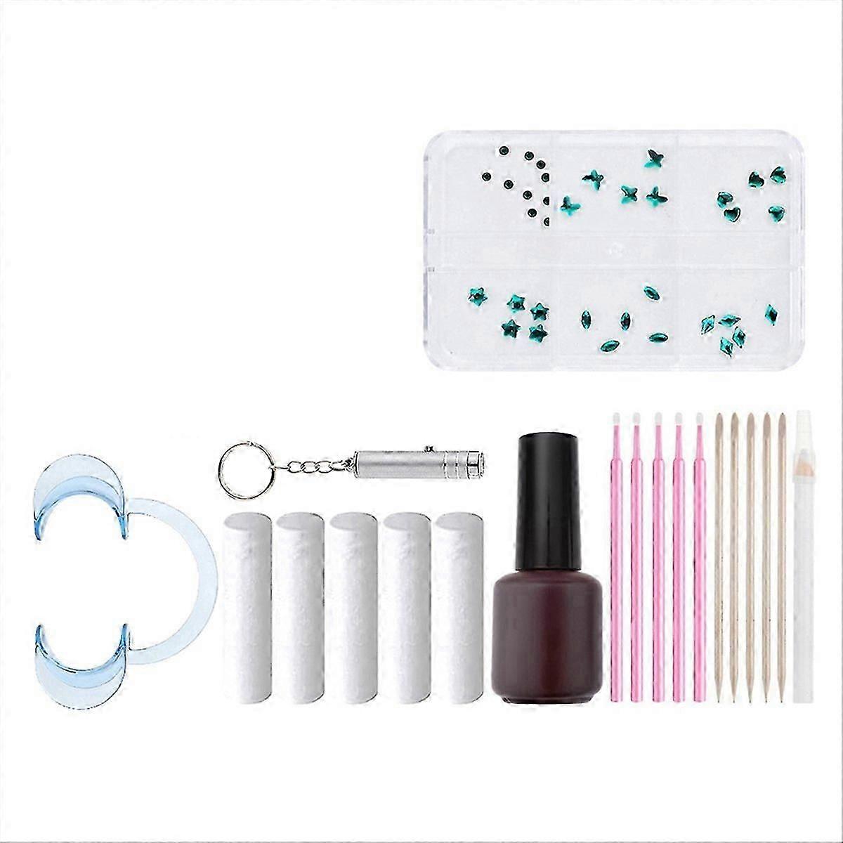 Dark Green Dental Drill Tooth Decoration DIY Kit