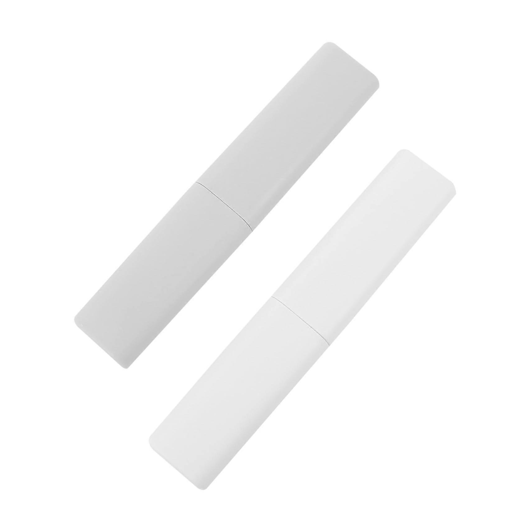 Travel Toothbrush Case 2pcs Ventilated Drying Design Lightweight Durable Holder for Camping