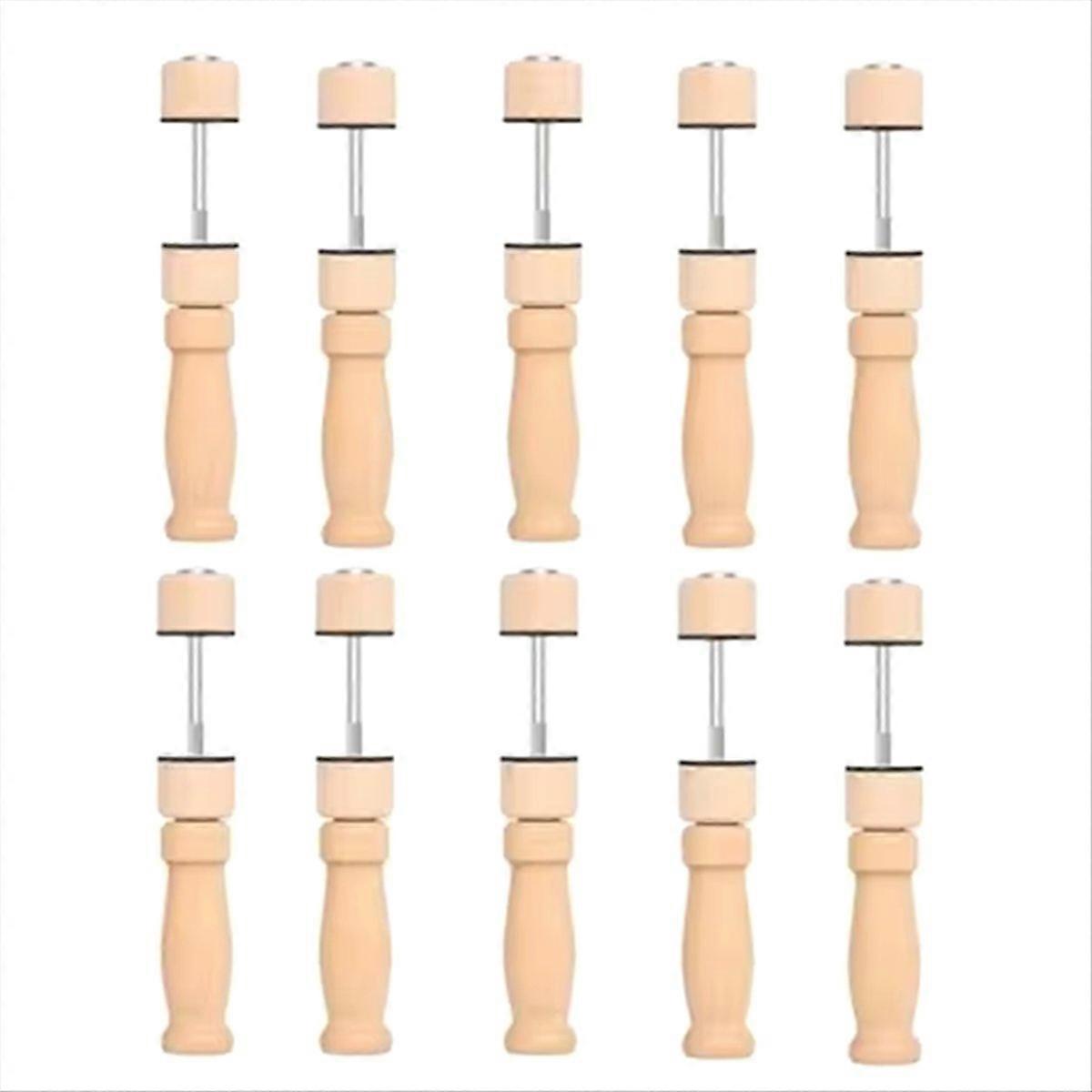 10pcs Simple Root Violin Clamp Solid Wood Clamps Top & Back Clamps
