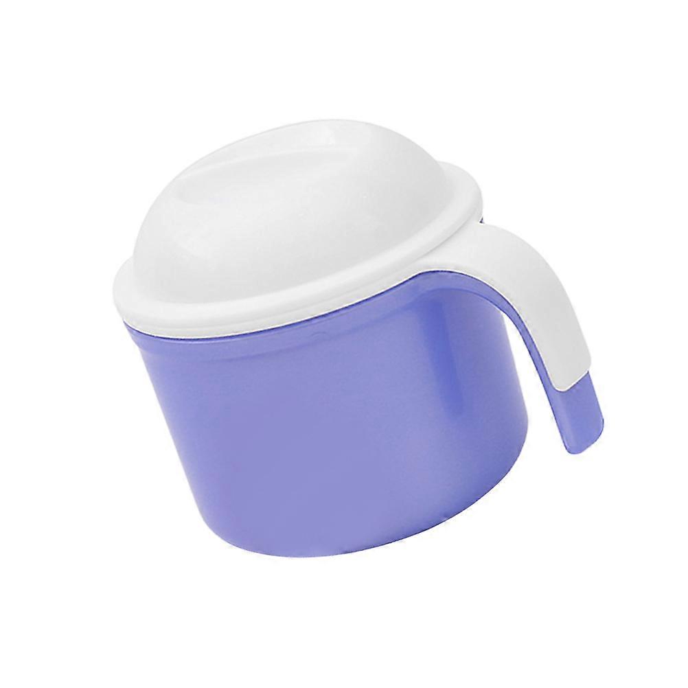 False Teeth Storage Box for Cleaning Denture 1Pcs with Hanging Net Blue Case