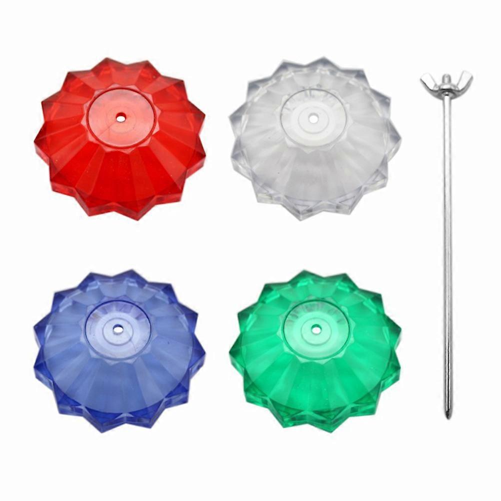 Bill Fork Spike Stick for Receipt Management Includes 4Pcs Mixed Colors