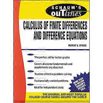 Esquema Schaum de cálculo de diferencias finitas y ecuaciones de diferencia (serie de contorno de Schaum)