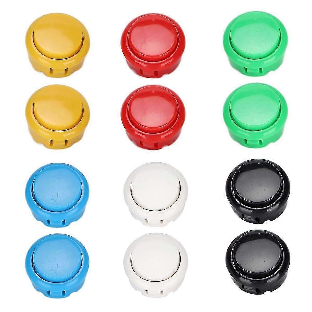 12pcs Arcade Game Console Push Buttons 30mm high quality