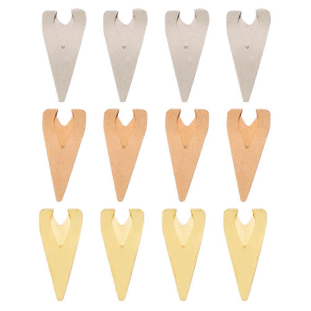 Reading Bookmark Stainless Steel Material Function 12Pcs Mixed Color Metals