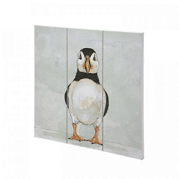 Plaque Bev Davies Peering Puffin