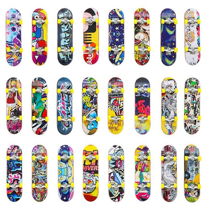 1pcかわいい子供子供ミニ指板スケートボードギフトパーティーおもちゃランダム