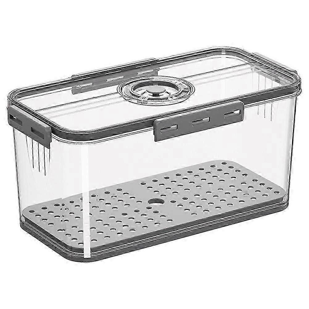 Bread Box for Kitchen Countertop Airtight Bread Storage Container with Time Recording Lid Bread Keeper for Bread