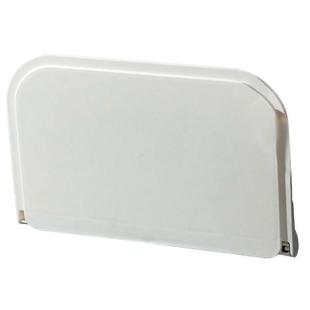 4Pcs Bathroom Floating Shelf Foldable White PP Wall Storage Unit