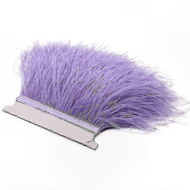 2m Feather Trim Ribbon for Hat Making and Craft Projects