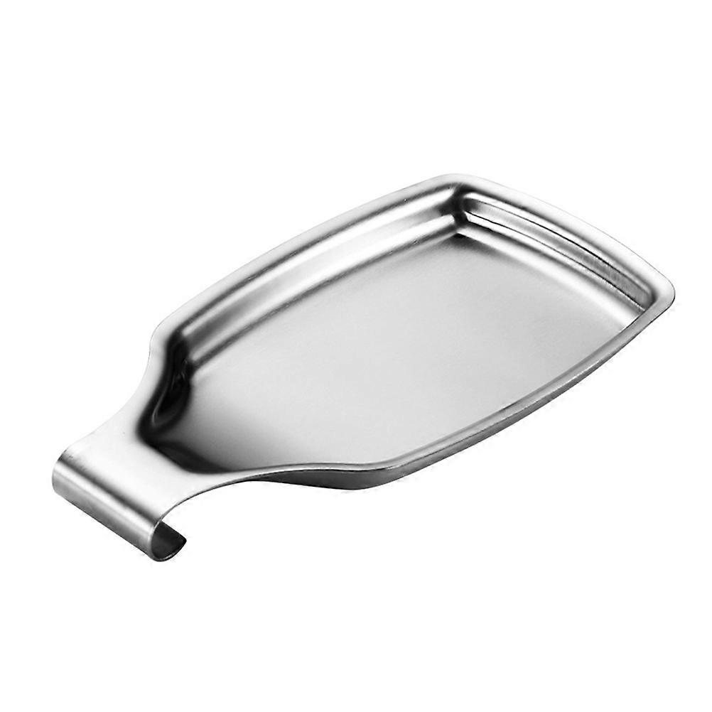 Stainless Spoon Tray for Storage 1Pcs Kitchenware Spoon Holder Silver