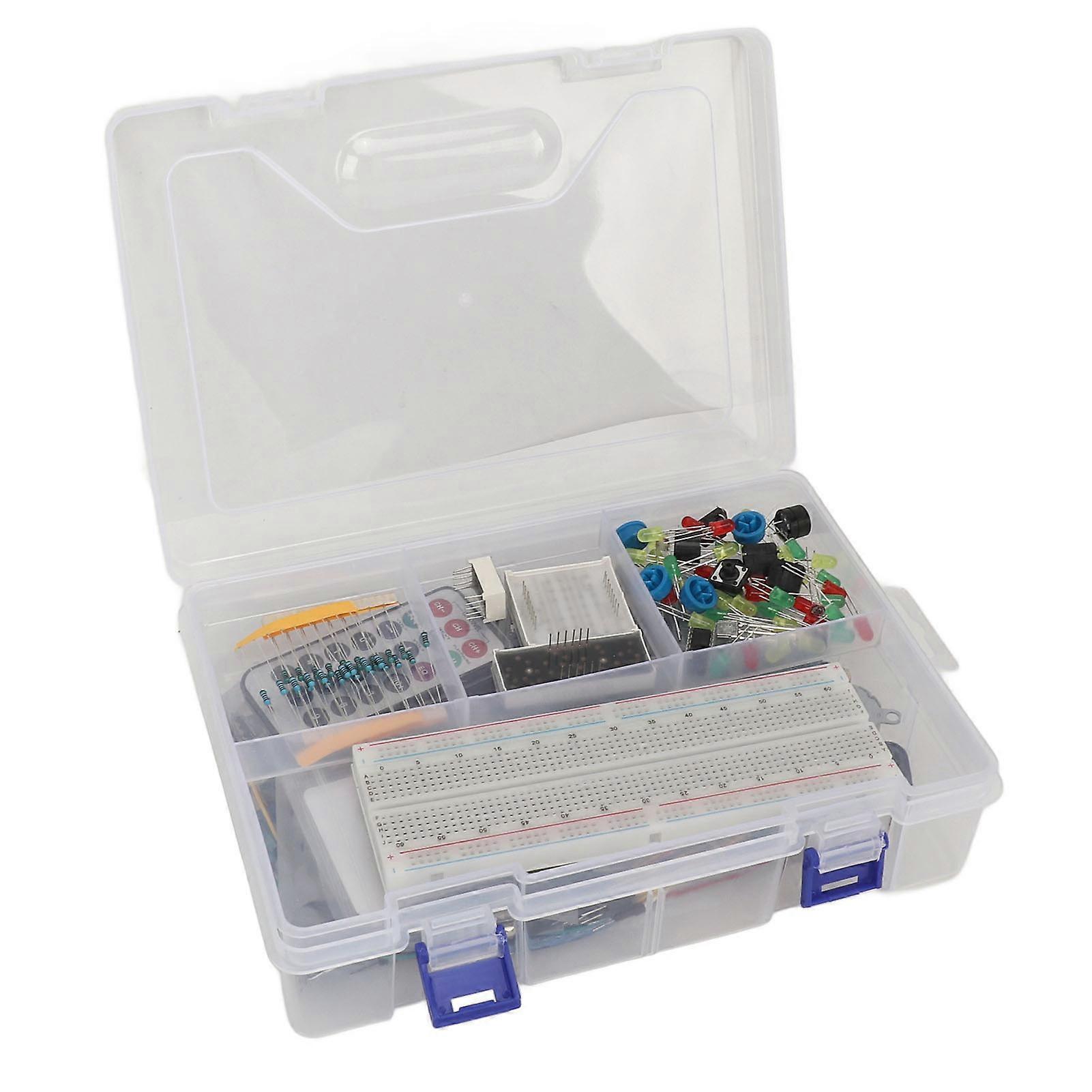 Electronic Components Kit Assortment Starter Basic Repair Tools RFID Stepper Motor Servo for R3