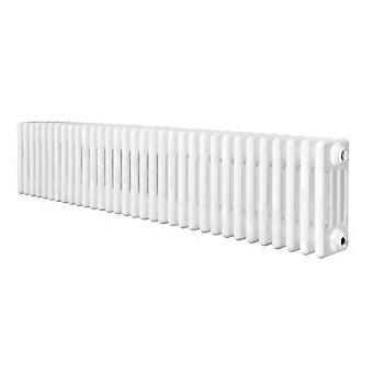 Traditional 4 Column Radiator 300mm x 1505mm Modern Central Heating Heater Gloss White Carbon Steel