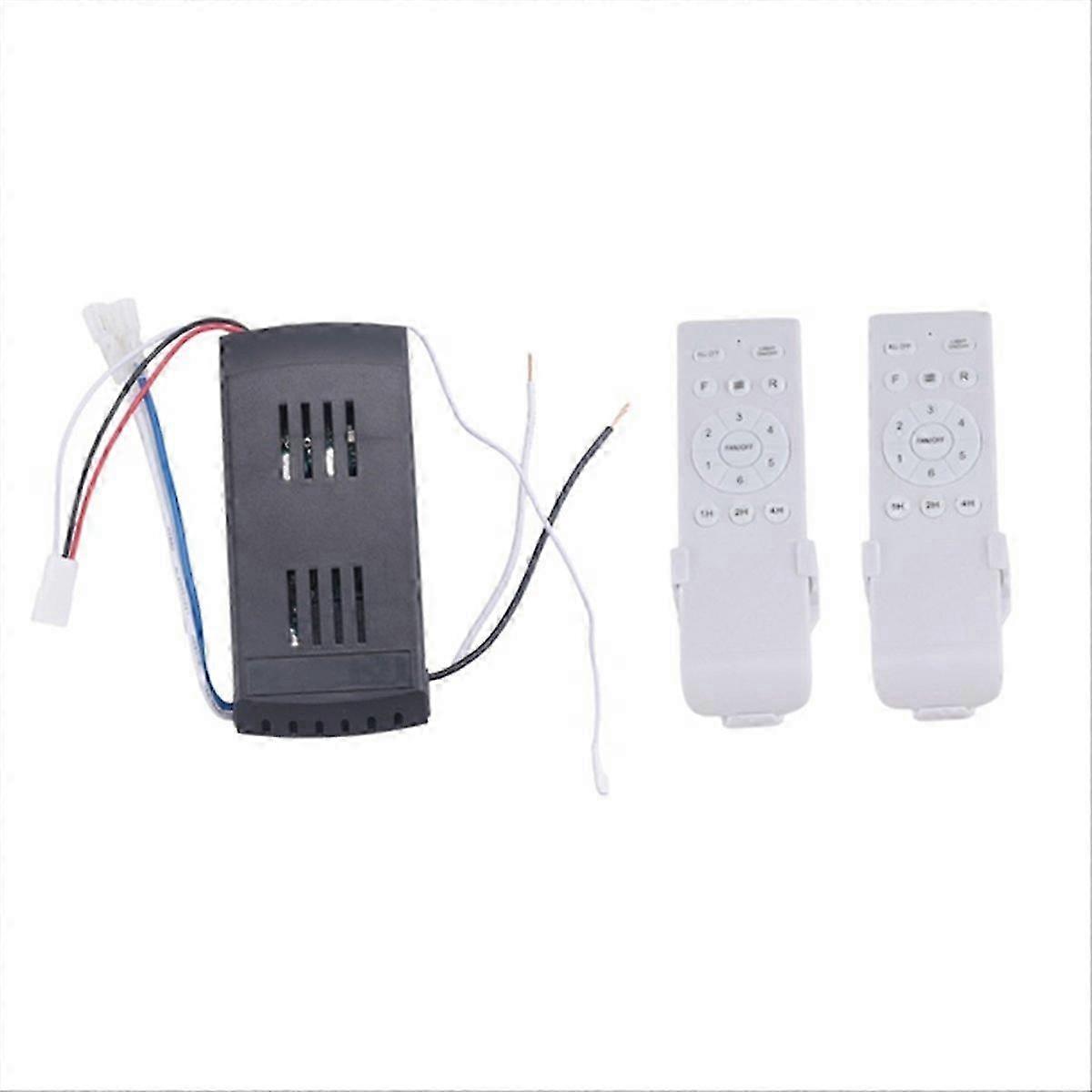 Universal Ceiling Fan Remote Control Kit 50W 6Speed Timing Function A