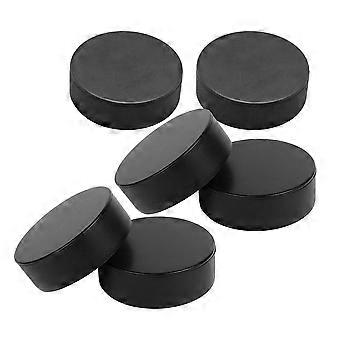 6st Multi-Use PU Skum Ishockey Puck Hockey Race Använd Puck Hockey Tävling Puck Hockey Puck Supply