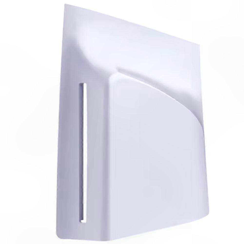 White ABS Console Panel Snap-Fit Side Enclosure Replaceable Faceplate Durable Shell for Modern Gaming Systems