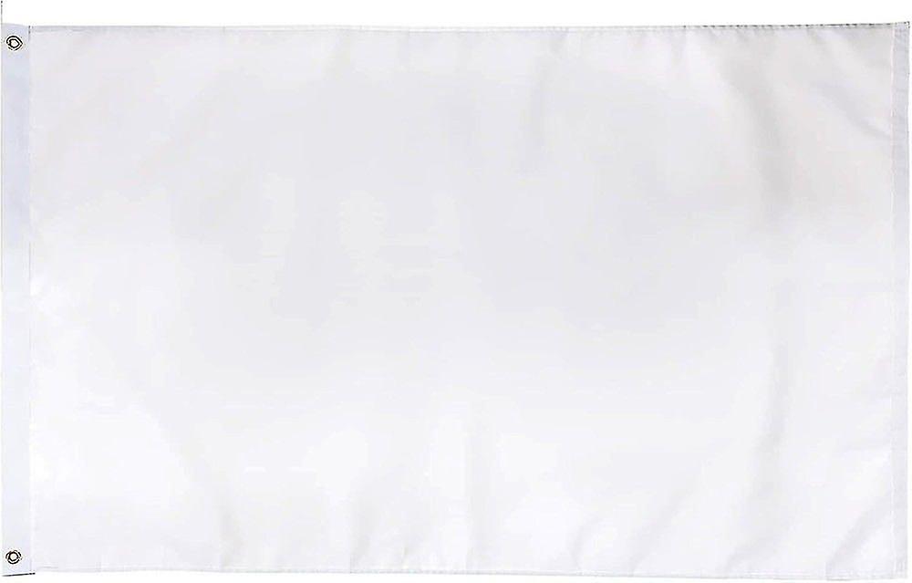 Solid White Flag Plain White Flags VQ0982