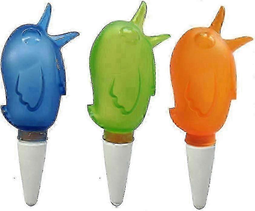 Bird Shape Ceramic Automatic Watering Device for Indoor Plants, 3 Pack