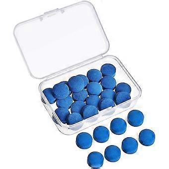 30stk billard kø spidser med opbevaringsboks, 13mm udskiftning tips til pool stick