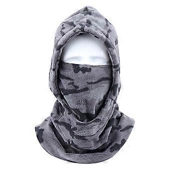 Winter Cycling Hood - Thick Polar Fleece Face Cover Hat, Soft, Warm, Washable, for Outdoor Sports