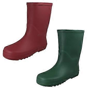 Childrens Unisex Startrite Wellington Boots Showers - Mulberry Synthetic - UK Size 13 - EU Size 32 - US Size 1
