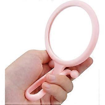 Double Sided 5X Magnifying Makeup Mirror, Folding Handheld Mirror with 270 Rotation, Portable Travel Mirror